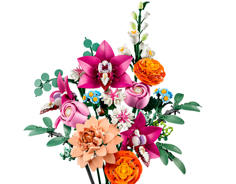 LEGO Pretty Pink Flower Bouquet set 10342 - Botanicals theme