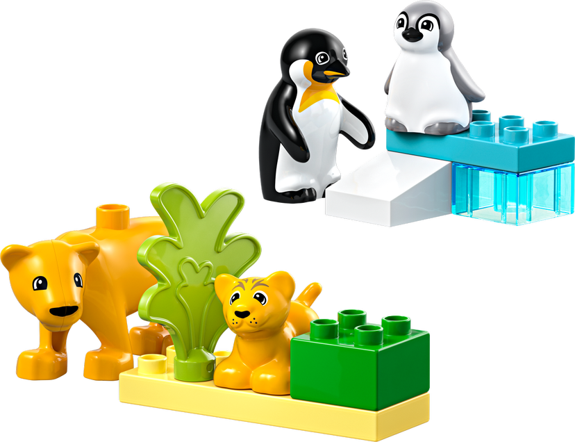 LEGO Wild Animal Families: Penguins & Lions set 10442 - Duplo theme