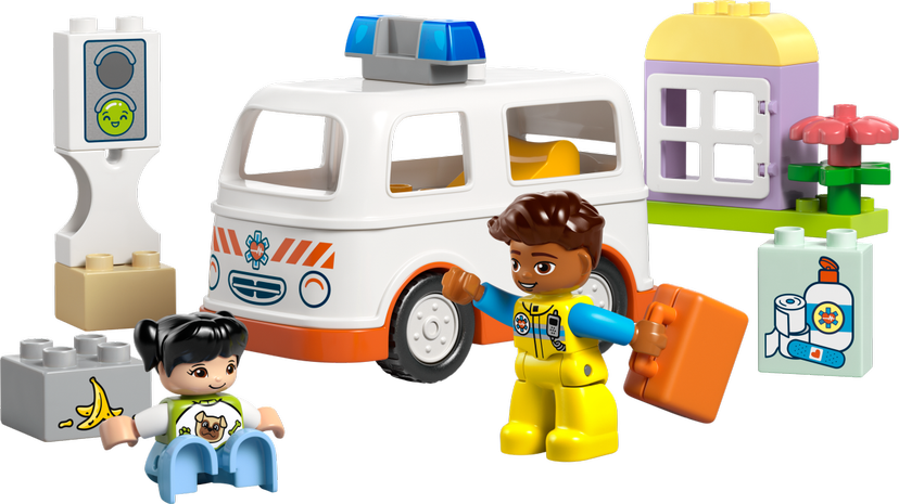 LEGO Ambulance & Driver set 10447 - Duplo theme