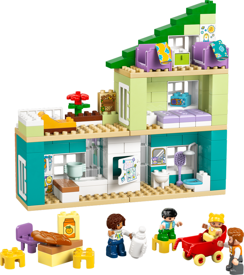 LEGO 3 in 1 Modern Family House with Figures set 10470 - Duplo theme