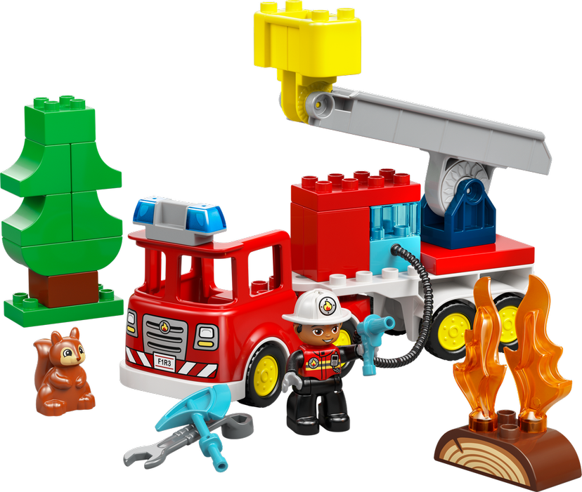 LEGO Fire Truck with Hose and Firefighter set 10473 - Duplo theme