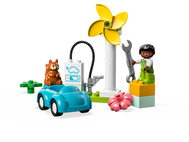 LEGO Wind Turbine and Electric Car set 10985