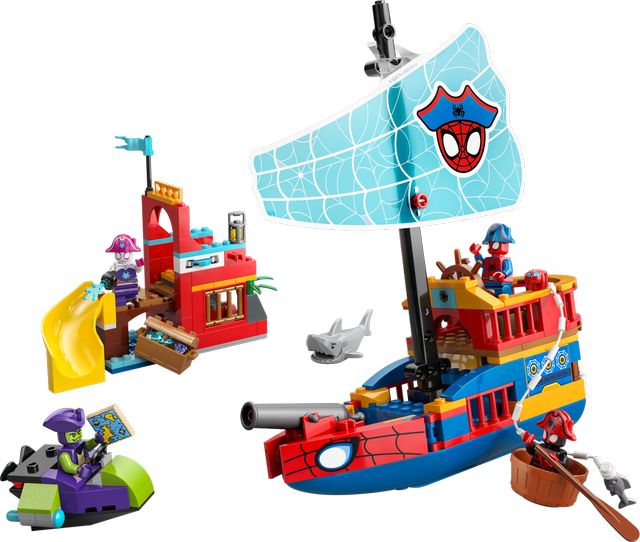 LEGO Team Spidey Pirate Ship set 11208