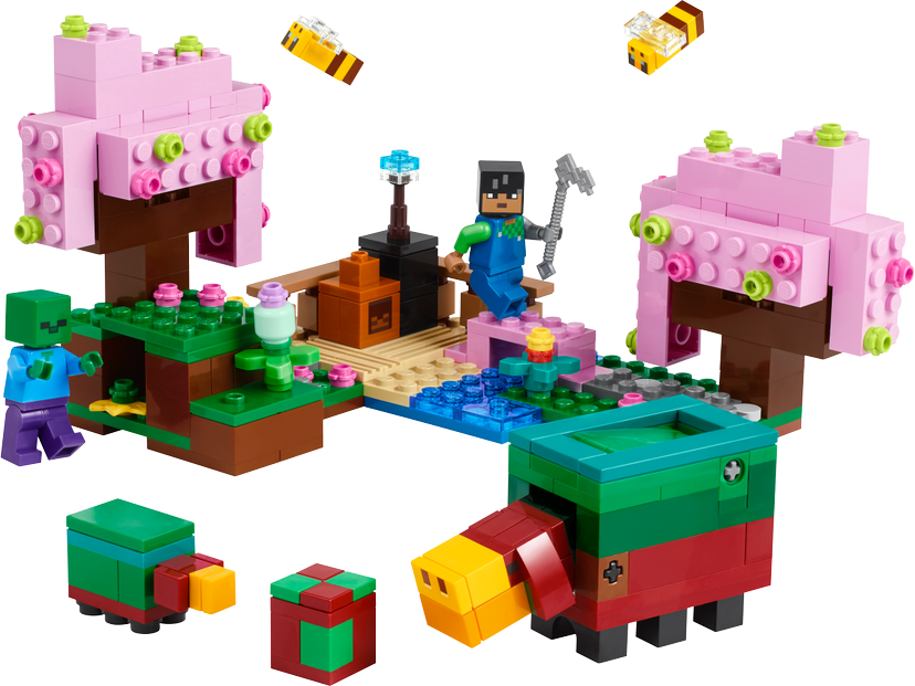 LEGO The Cherry Blossom Garden set 21260 - Minecraft theme