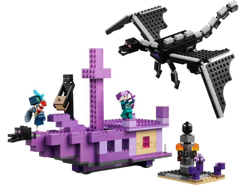 LEGO The Ender Dragon and End Ship set 21264 - Minecraft theme