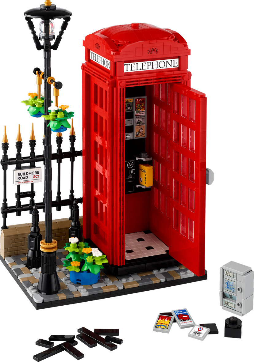 LEGO Red London Telephone Box set 21347 - Ideas theme