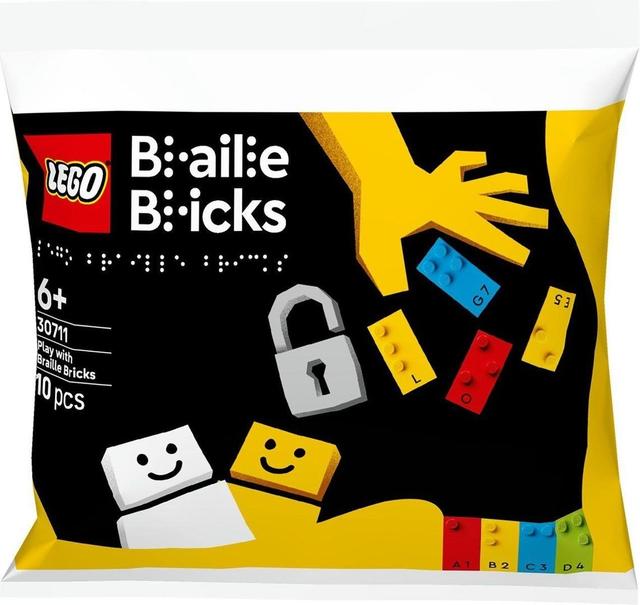 LEGO Play with Braille Bricks set 30711
