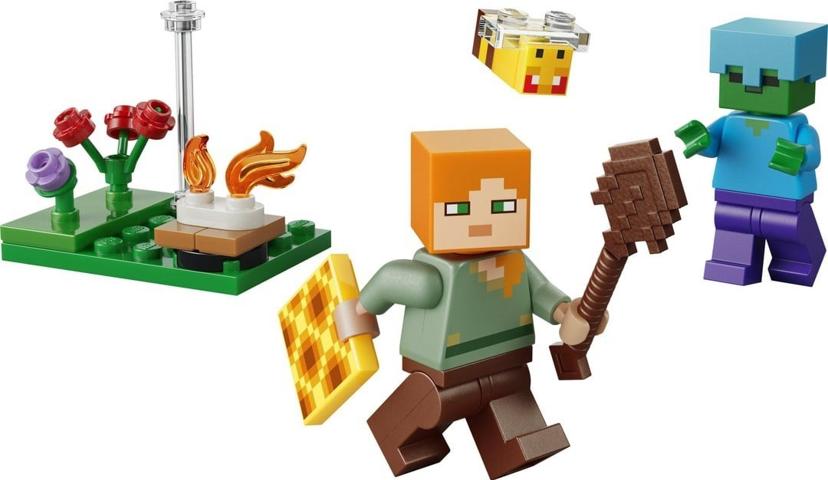 LEGO Alex's Campfire Conflict set 30732 - Minecraft theme