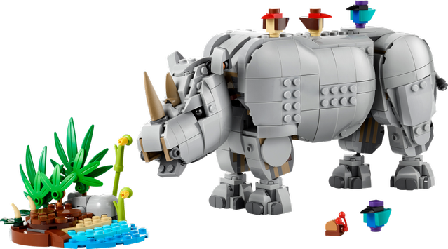 LEGO Wild Animals: Majestic Rhino with Birds set 31171