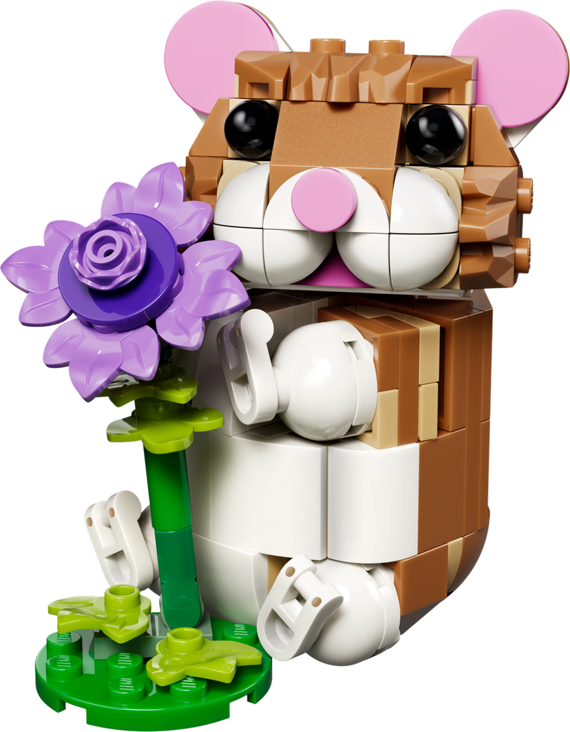 LEGO Cute Hamster with a Flower set 31376 - Creator theme