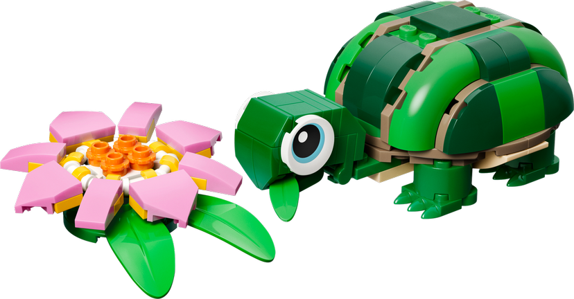LEGO Turtle with a Water Lily Flower set 31377 - Creator theme
