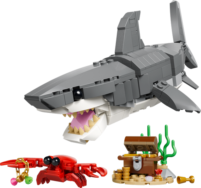 LEGO Fierce Shark with a Treasure Chest set 31381