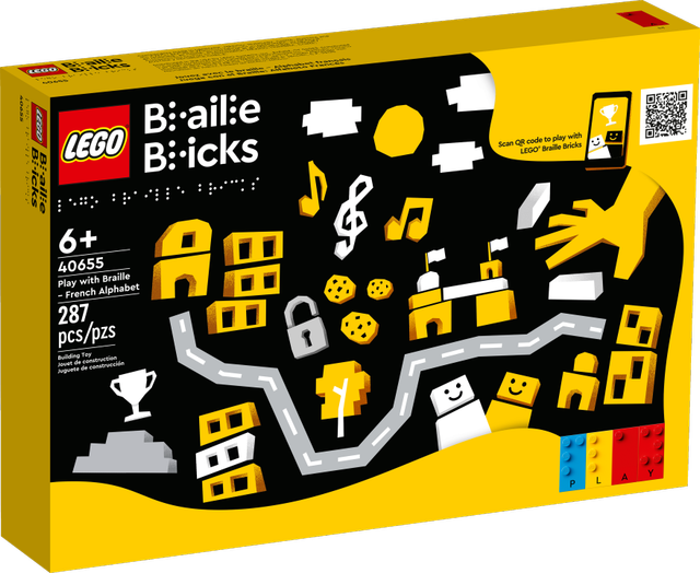 LEGO Play with Braille - French Alphabet set 40655