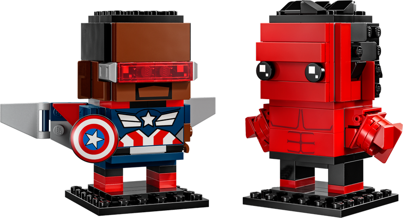 LEGO Captain America & Red Hulk Figures set 40668 - Brickheadz theme
