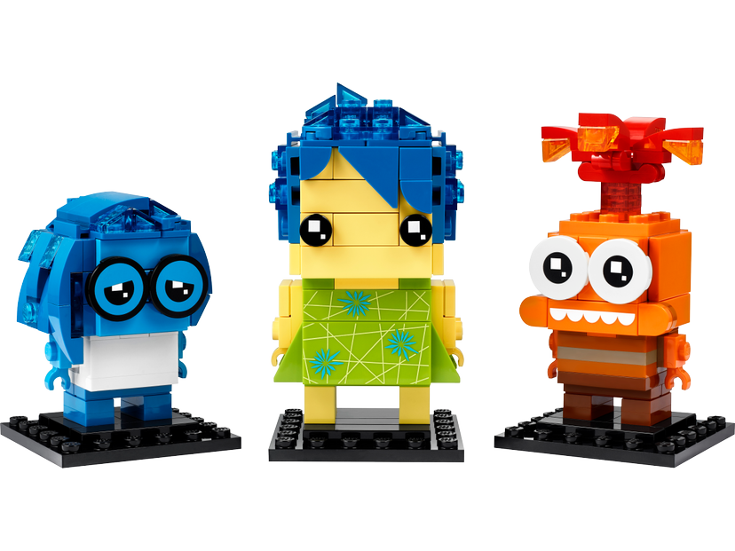 LEGO Joy, Sadness & Anxiety set 40749 - Brickheadz theme