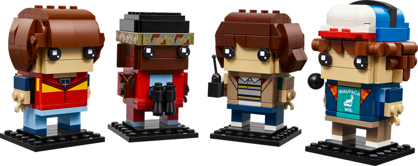 LEGO Mike, Dustin, Lucas and Will Figures set 40801 - Brickheadz theme