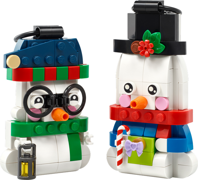 LEGO Snowman Ornaments set 40812