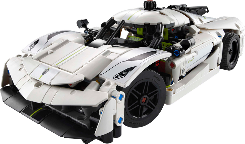 LEGO Koenigsegg Jesko Absolut White Hypercar set 42184 - Technic theme