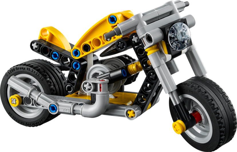 LEGO Yellow Motorcycle set 42225 - Technic theme