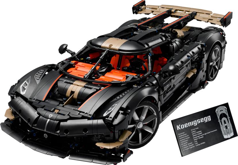 LEGO Koenigsegg Sadair's Spear Megacar set 42232 - Technic theme