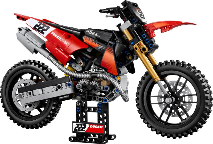 LEGO Ducati Desmo450 MX Factory Motorcycle set 42238 - Technic theme