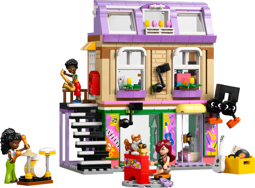 LEGO Music Store & Apartment set 42653 - Friends theme