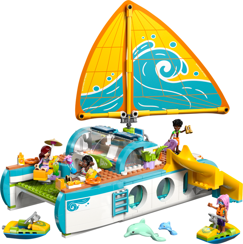LEGO Travel Boat Adventure set 42664 - Friends theme