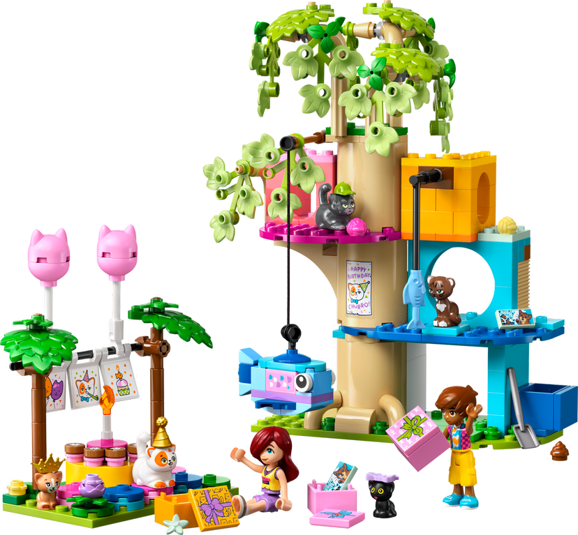 LEGO Cat Birthday Party & Tree House set 42666 - Friends theme