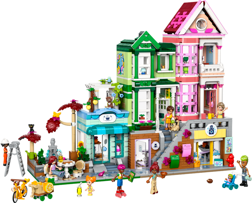 LEGO Heartlake City Apartments and Stores set 42670 - Friends theme