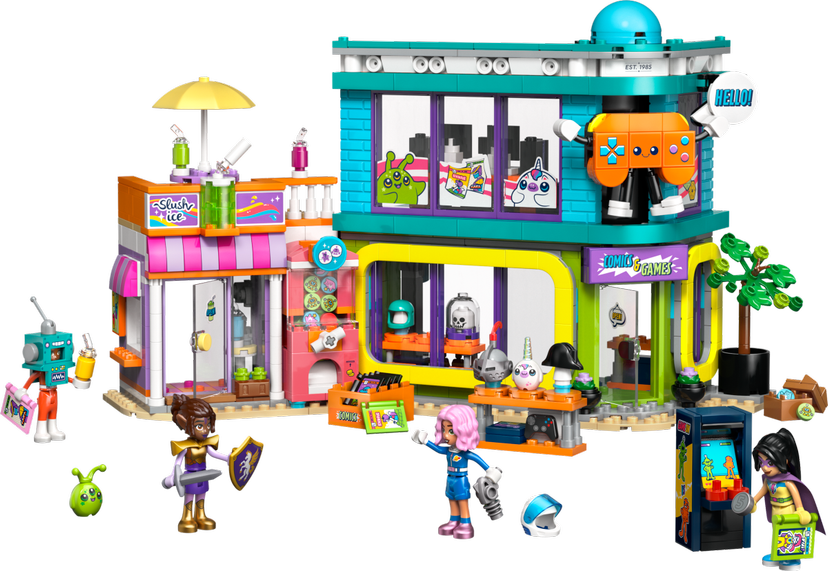 LEGO Comic Book and Game Store set 42674 - Friends theme