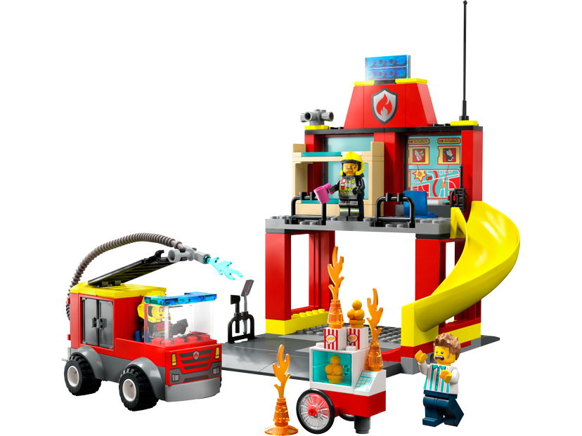 LEGO Fire Station and Fire Truck set 60375 - City theme