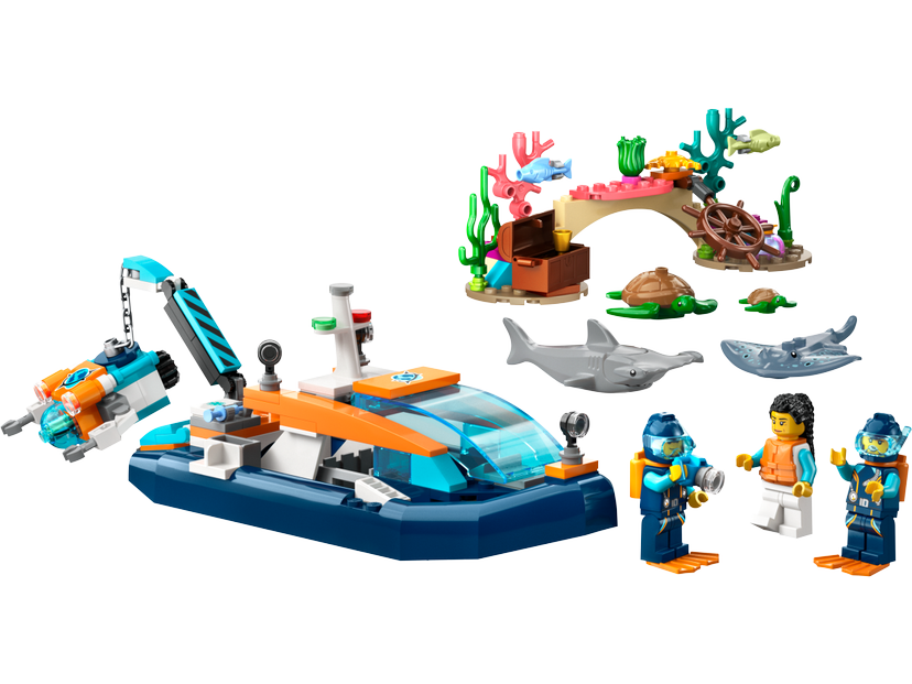 LEGO Explorer Diving Boat set 60377 - City theme