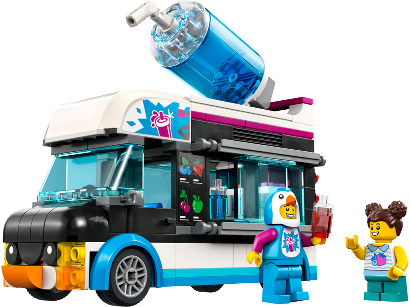 LEGO Penguin Slushy Van set 60384 - City theme