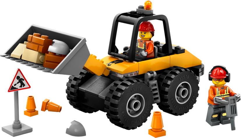 LEGO Yellow Construction Wheel Loader set 60450 - City theme