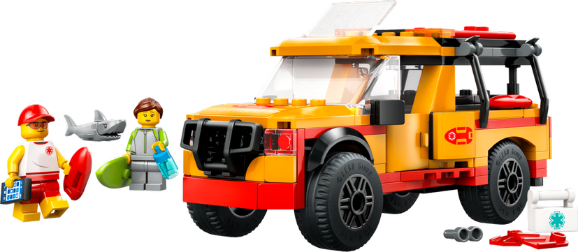 LEGO Lifeguard Beach Rescue Truck set 60453 - City theme