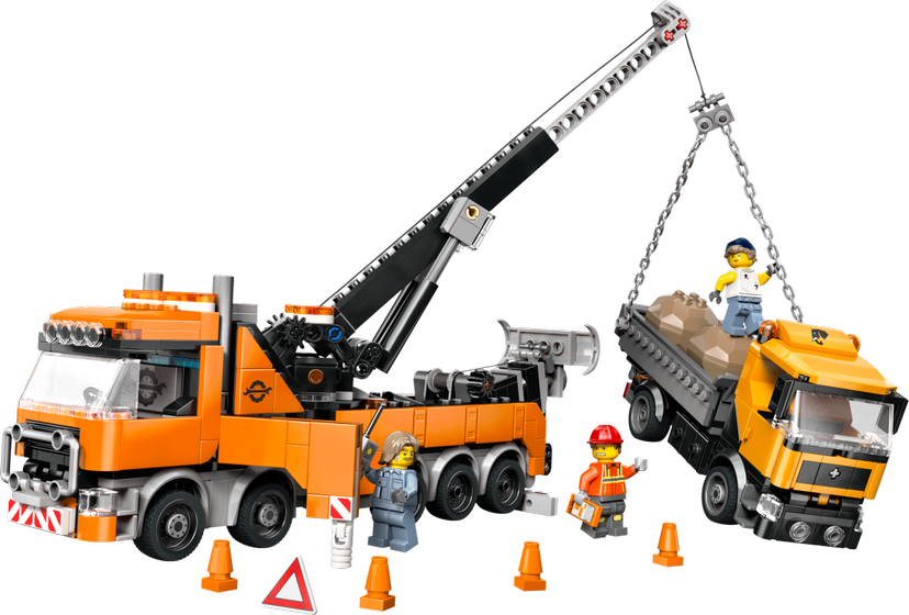 LEGO Heavy-Duty Recovery Tow Truck with Crane set 60467 - City theme