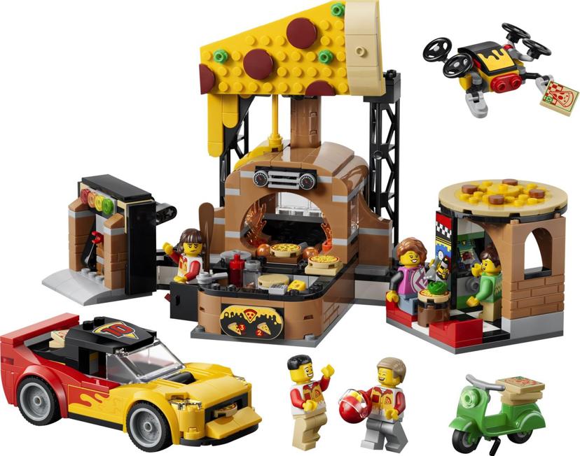 LEGO Pizza Delivery Experience with Vehicles set 60496 - City theme