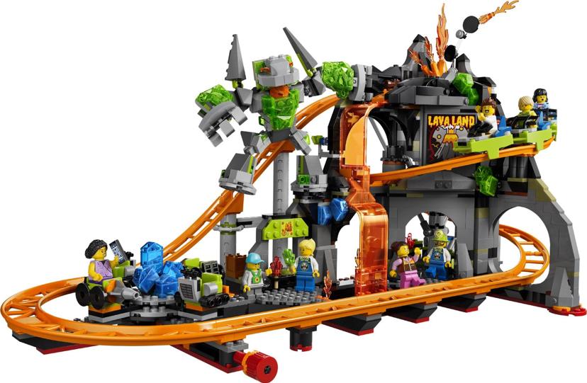 LEGO Lava Land Roller Coaster Park set 60501 - City theme