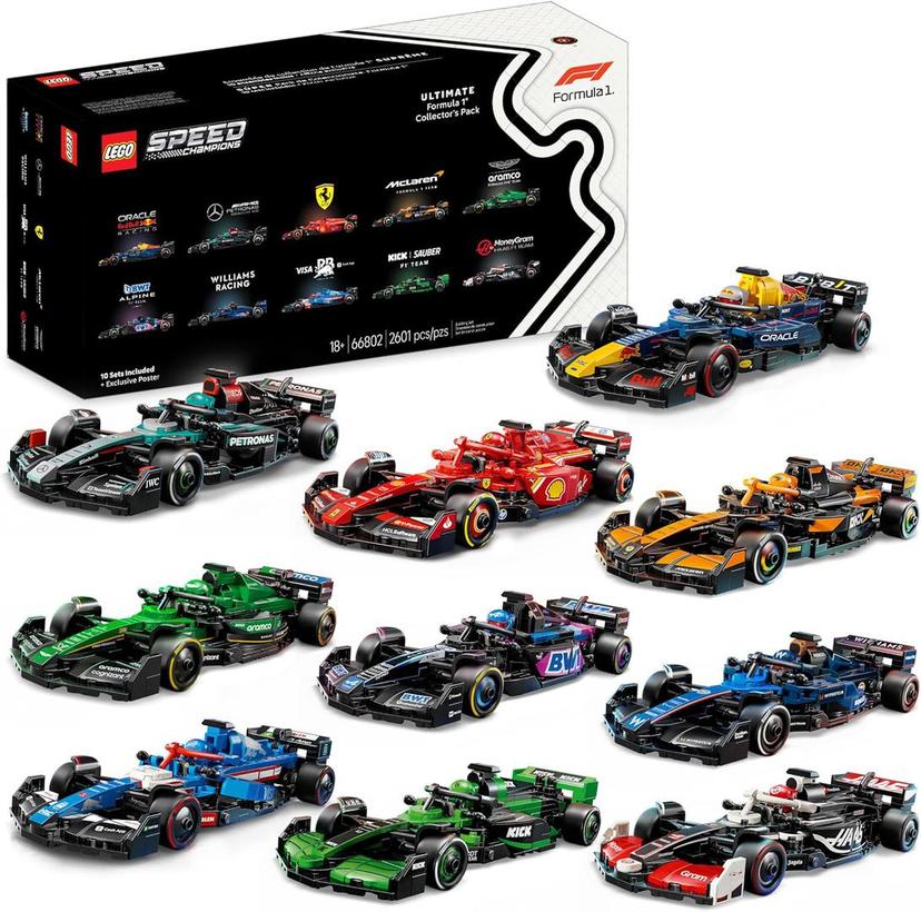 LEGO Ultimate Formula 1 Collector's Pack set 66802 - Speed Champions theme