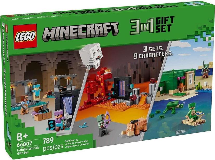 LEGO Infinite Worlds Gift Set set 66807 - Minecraft theme