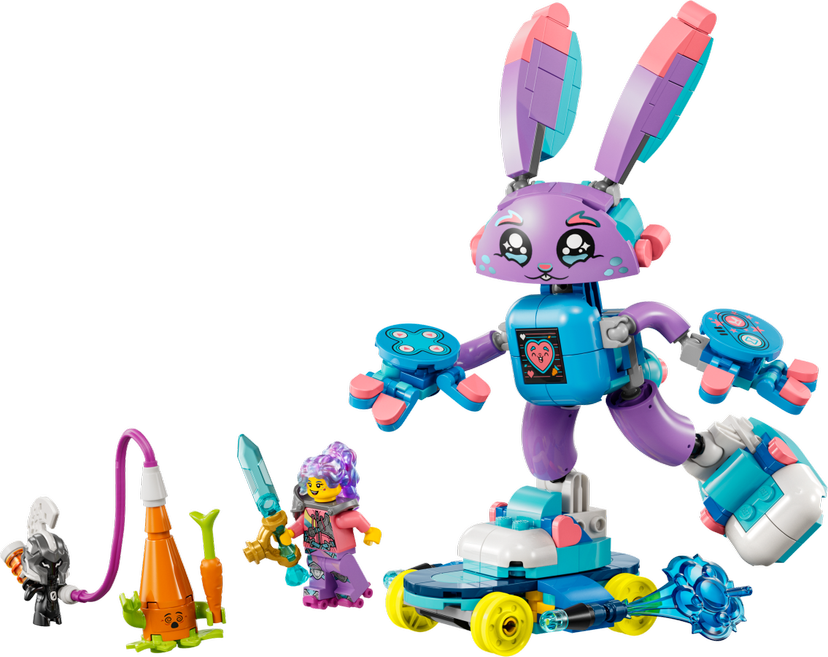 LEGO Izzie and Bunchurro the Gaming Bunny set 71490 - Dreamzzz theme