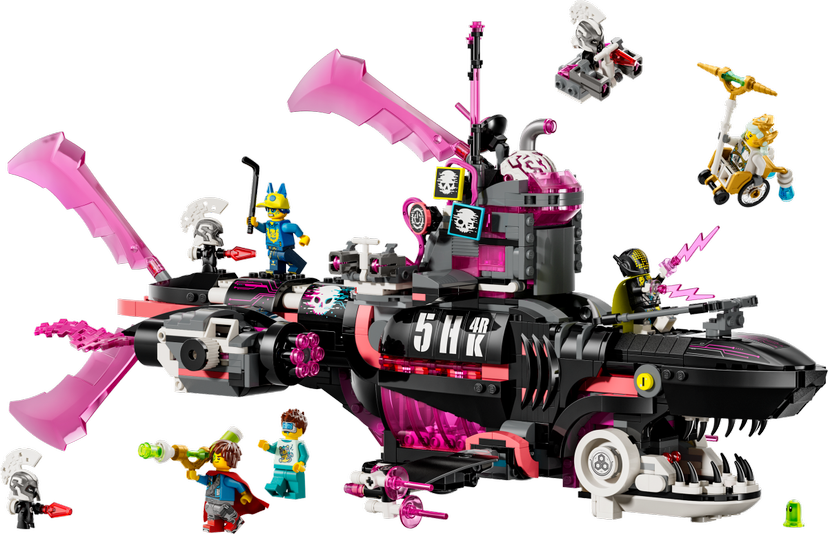 LEGO Nightmare Shark Submarine set 71500 - Dreamzzz theme