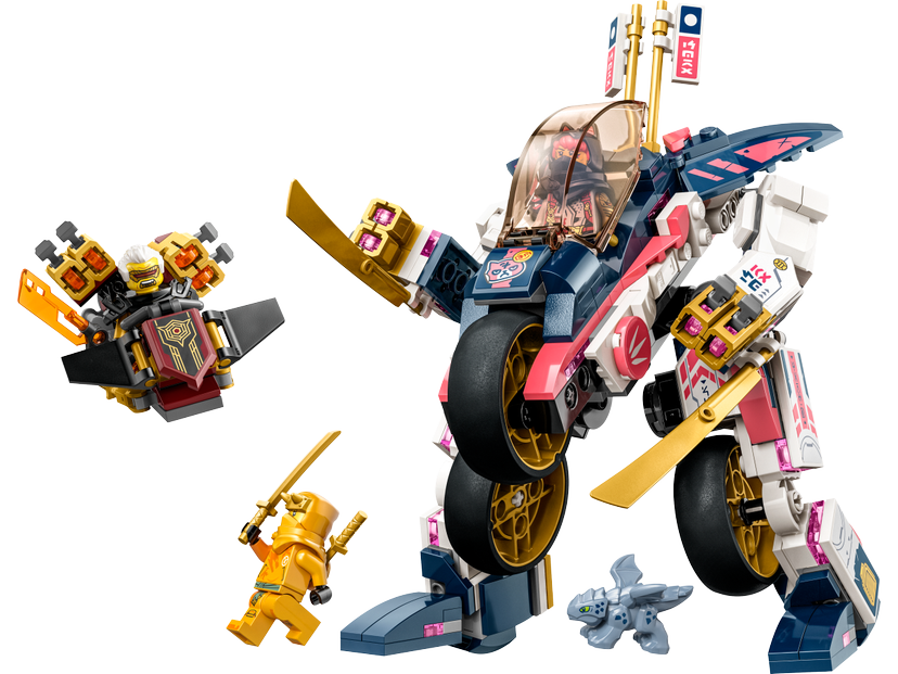 LEGO Sora's Transforming Mech Bike Racer set 71792 - Ninjago theme