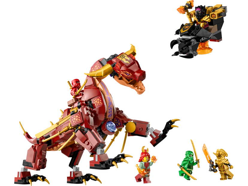 LEGO Heatwave Transforming Lava Dragon set 71793 - Ninjago theme