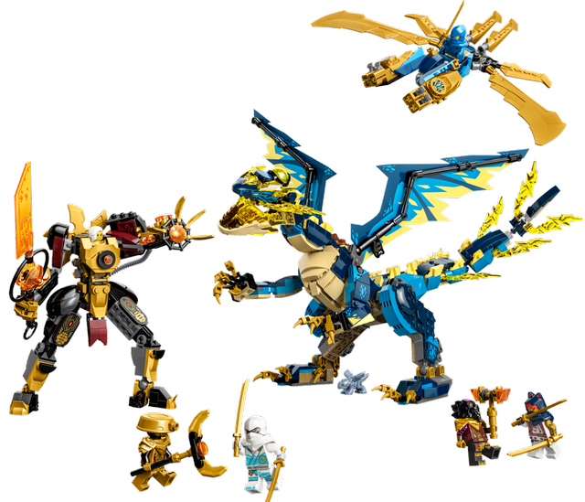 LEGO Elemental Dragon vs. The Empress Mech set 71796