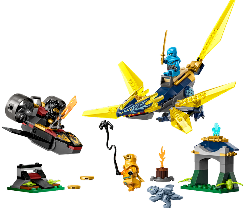 LEGO Nya and Arin's Baby Dragon Battle set 71798 - Ninjago theme