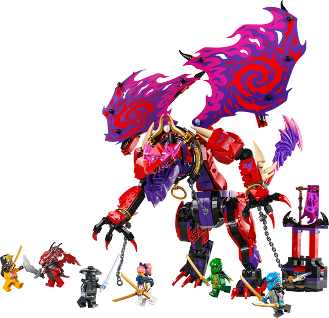 LEGO Thunderfang Dragon of Chaos set 71832