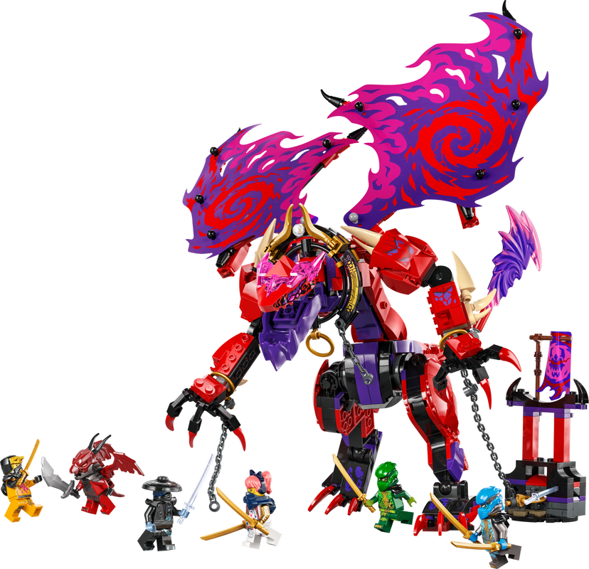 LEGO Thunderfang Dragon of Chaos set 71832 - Ninjago theme