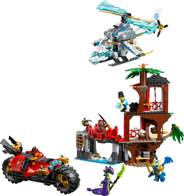 LEGO Ninja Vehicle Tree House Battle set 71857