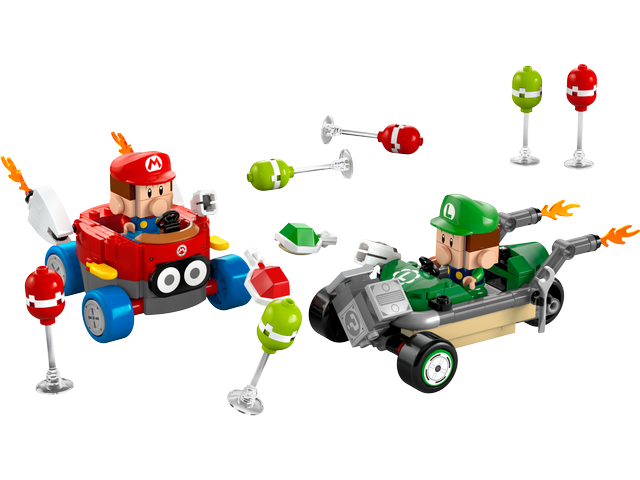 LEGO Mario Kart – Baby Mario vs. Baby Luigi set 72034